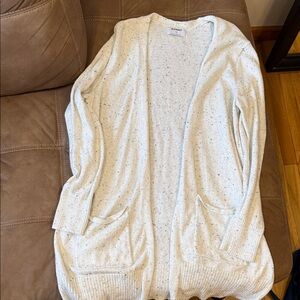 Old Navy Cream Speckled Cardigan